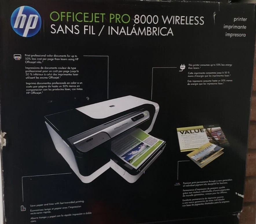 HP Officejet Pro 8000 Wireless Inkjet Printer - BRAND NEW - Image 1 of 1