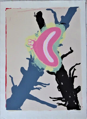 JÖRG IMMENDORFF - "OHNE TITEL" - GROSSE FARBSERIGRAFIE " 2000 - KÜNSTLEREXEMPLAR - Bild 1 von 4