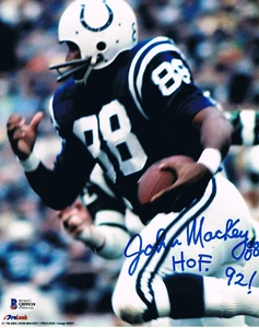 INDIANAPOLIS COLTS JOHN MACKEY SIGNED/AUTOGRAPH SIGNED 8 X 10 PHOTO - Picture 1 of 1