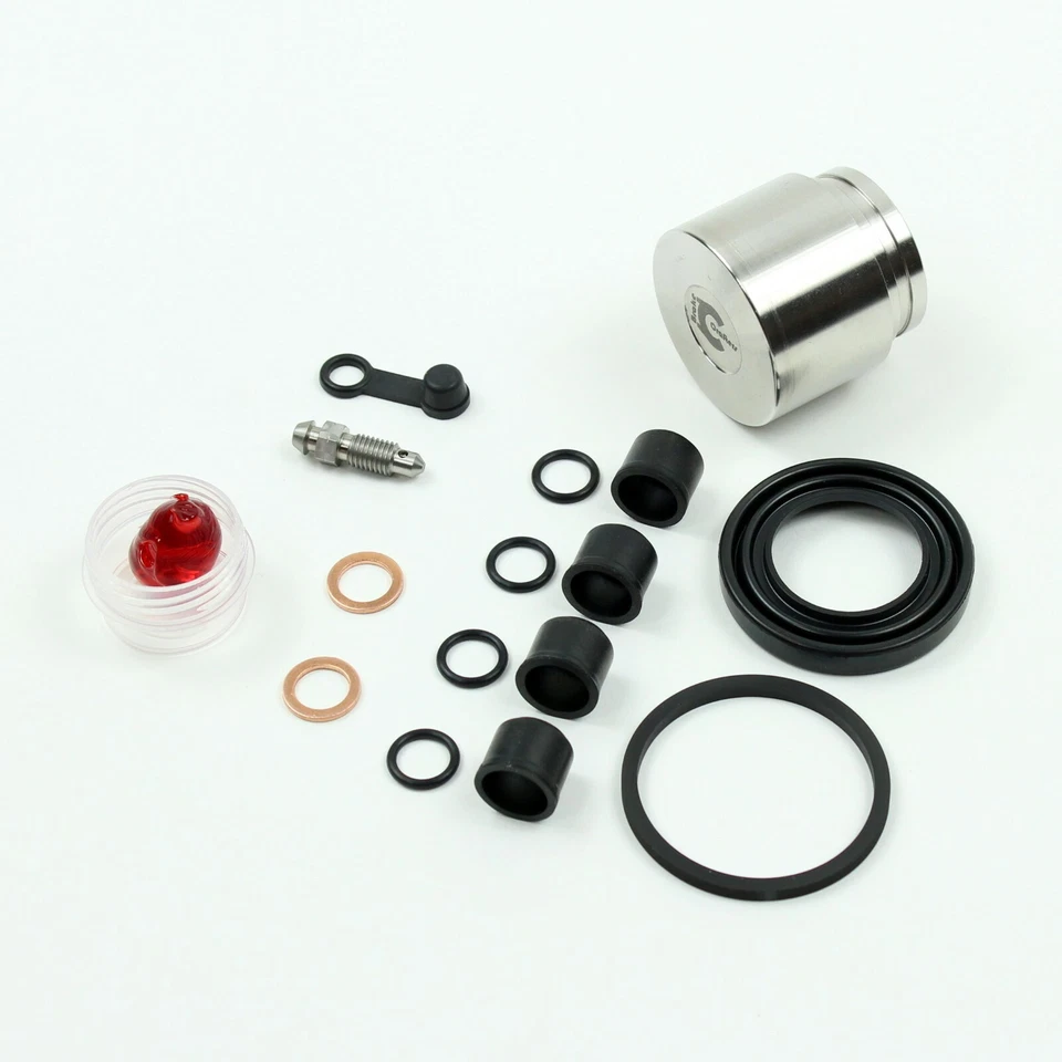 Brake Caliper Seal+Stainless Stl Piston Kit for 1977-79 Kawasaki KZ 650 B Front - Image 1 of 4