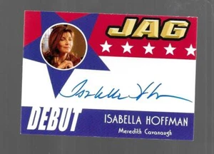 JAG Premiere Edition Debut Autograph card D13 Isabella Hoffman - Meredith  - Picture 1 of 2