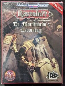 NIB AD&D RAVENLOFT Ral Partha Dr. Mordenheim's Laboratory Miniatures #10-517