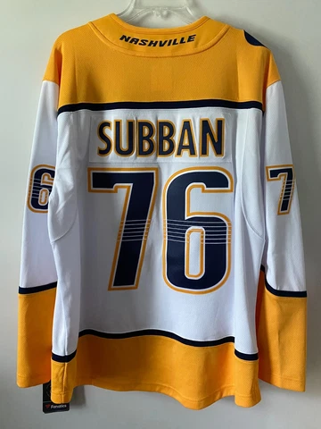 Nashville Predators Fanatics Breakaway Jersey #76 PK Subban Jersey L Large NWT Cover