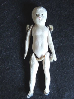 Ancienne petite poupée mignonnette - collection poupée miniature 8cm  - Photo 1/4