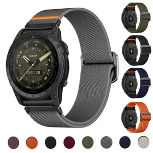 Pulsera Qucikfit para Garmin Fenix 8 E 7 7X 6 6X Pro 5X Plus Enduro 3 correa de nailon - Imagen 1 de 27