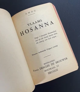 Vintage 1958 Hymns Mini BIBLE Leather Book ,Training to god Training Prayer ⭐ - Picture 1 of 7