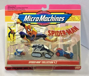👀 NEW IN BOX: 1993 Micro Machines "Spider Man Collection #2" Vintage Toys - Picture 1 of 2