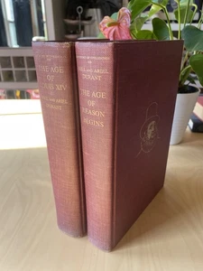 The Story of Civilization Will Durant Book Lot 2 , Vol VIII. & Vol VII Vintage - Picture 1 of 22