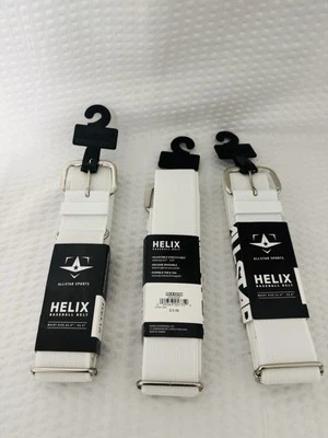 Cinturón All Star Sports Helix Blanco Béisbol Softbol Cinturón  Foto 1 de 3