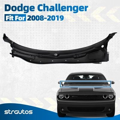 Windshield Wiper Cowl Top Grille Panel For 2008-2019 Dodge Challenger 5028757AG - Image 1 of 4