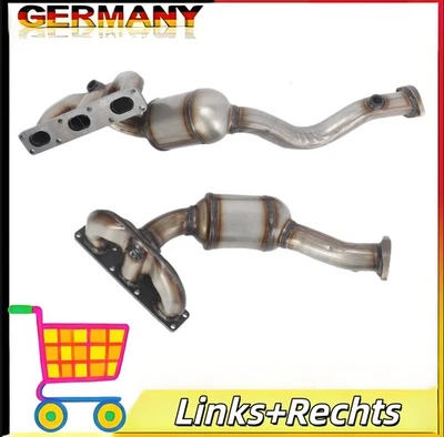 Catalytic Converter BMW 5 Series E39 E65 E53 520i 525i 530i 730i X5 3.0 Left + Right Euro - Image 1 of 4