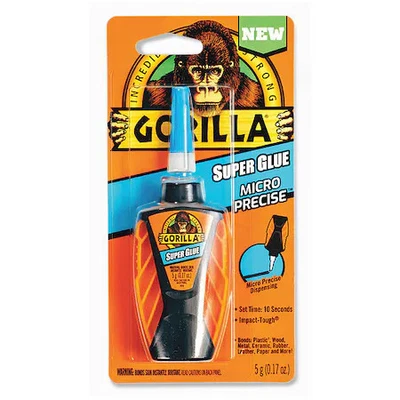 Gorilla Glue 6770002 Instant Adhesive, Super Glue Micro Precise Series, Clear, - Image 1 of 4