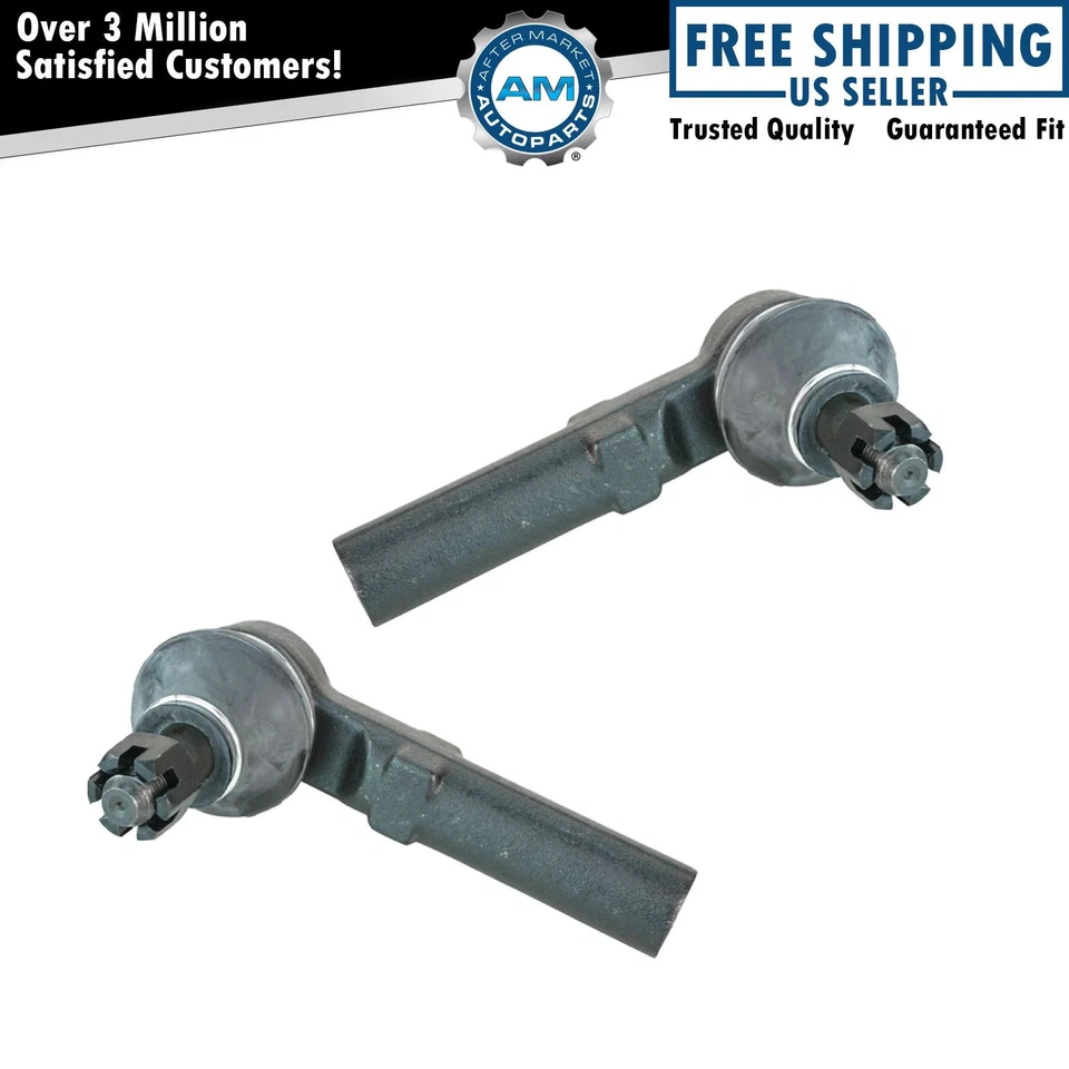 Tie Rod End Outer Left & Right Pair Set of 2 for Dodge Plymouth Chrysler Car Van - Image 1 of 4