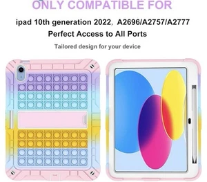 Case for iPad 10th Generation 10.9 Inch 2022, Heavy Duty Shockproof Protective - Picture 1 of 5