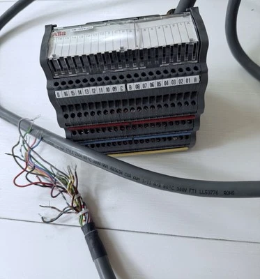 NEW PULL ABB Terminal Block 1SNA631081R1500 & 1SNA027407R1700 78" Wire Combo Kit - Image 1 of 4