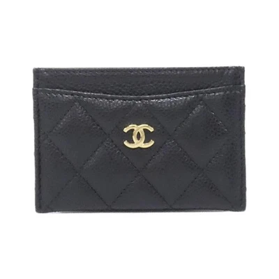 Auténtico estuche para tarjetas Chanel Timeless Classic Line AP0213 #260-007-655-5909 Foto 1 de 4