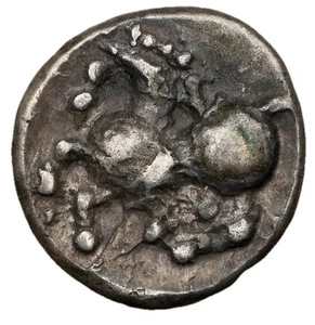 CELTS NORICUM 2nd-1st Century BC Celtic Danube Obol Silver HORSE Coin NGC Ch VF - Picture 1 of 5