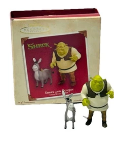 hallmark shrek & donkey keepsake ornament 2003 christmas - Picture 1 of 2