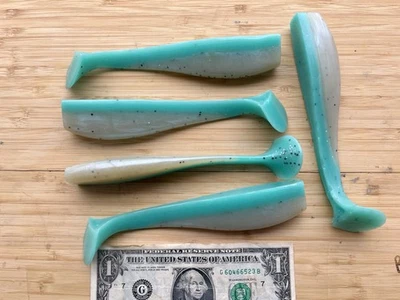 "Boogey Man Bait Co. Ling Bacalao Pez de roca Pargo Atún 7"" Cebo de natación Brilla en la oscuridad" Foto 1 de 4