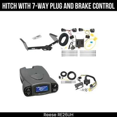 Hitch Tow PKG+ Brake Control For 08-12 Jeep Liberty 44585 2" Receiver Class 3 - Image 1 of 4