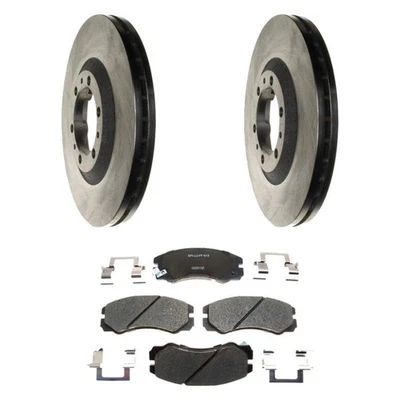 For Isuzu Rodeo 93-01 Raybestos R-Line Plain Front Brake Kit w Ceramic Pads - Image 1 of 4