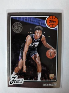 2025-26 Topps NBA 1980-81 Topps Basketball 80BK-54 Ace Bailey, Utah Jazz - Bild 1 von 3