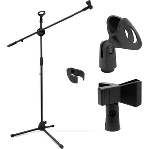 SINEXTESIS Asta per Doppio Microfono Regolabile in Altezza - Foto 1 di 2