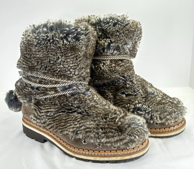 Sam Edelman Blanche Faux Fur Boots Gray Women’s Size 7.5 - Image 1 of 4