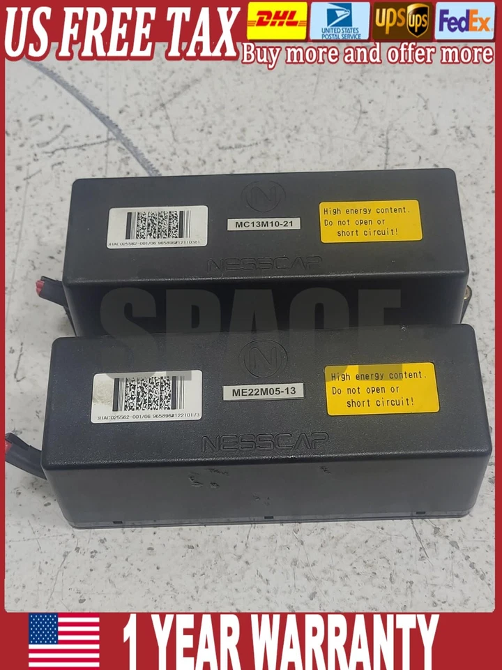 Lotto 2 fili unità condensatore Abb 3HAC025562-001/06 taglio. US Free Tax - Immagine 1 di 4