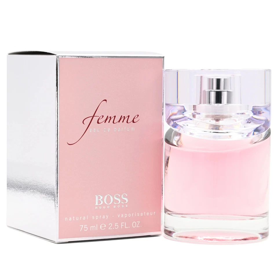 Perfume para mujer Hugo Boss Femme rosa 2,5 oz EDP NUEVO EN CAJA Foto 1 de 4
