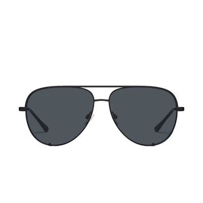 Gafas de sol Quay High Key polarizadas con marco de alambre aviador para mujer negras humo nuevas Foto 1 de 4