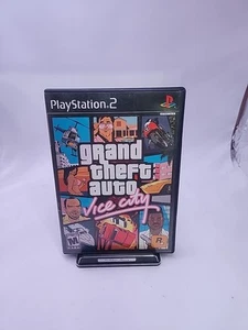 Grand Theft Auto: Vice City (Sony PlayStation 2, 2002) CIB mit Karte & Handbuch - Bild 1 von 7