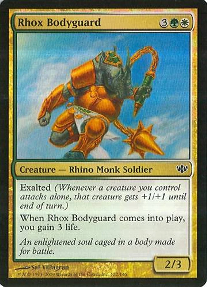 MTG - Conflux - Rhox Bodyguard - 2X - Foil - NM - Image 1 of 1