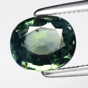๐ GLC 1.23ct Cushion Green Sapphire - Unheated, Madagascar Gemstone - Picture 1 of 5