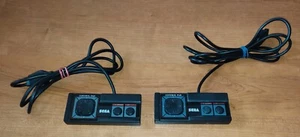 2x Original Sega Master System Controllers Black Model 3020, GOOD CONDITION - Picture 1 of 6