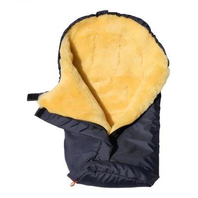 Pele de Carneiro - Carrinho Footmuff Inverno Bebê Merino Pele de Cordeiro - Imagem 1 de 4