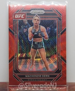 2023 Panini Prizm UFC Mackenzie Dern Ruby Wave Prizm #180