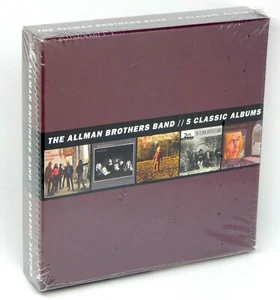 The Allman Brothers Band: 5 Classic Albums ~ Sealed 5-CD Box Set (2013, Mercury) - Imagen 1 de 7
