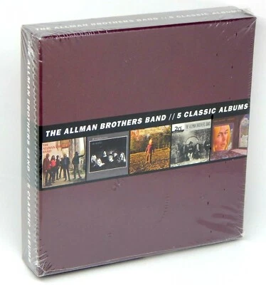 The Allman Brothers Band: 5 Classic Albums ~ Sealed 5-CD Box Set (2013, Mercury) - Image 1 of 4