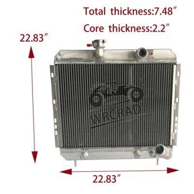 Radiador todo aluminio apto para Jaguar XKE E-TYPE 4.2L Serie II 1969-1971 1970 AT/MT Foto 1 de 4