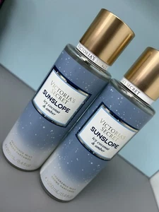 2x VICTORIA'S SECRET FRAGRANCE MIST SUNSLOPE ICY COCONUT & AMBER 8.4 FL OZ NEW - Picture 1 of 6