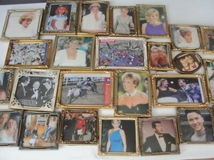 BILDERRAHMEN KLEIN VINTAGE MIT FORM GLAS 3-5 ZOLL ALT - Bild 1 von 91