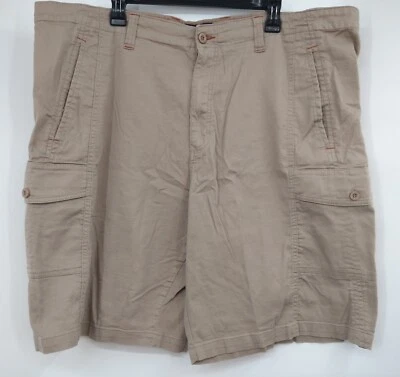 Nat Nast Men's size 46 Khaki Cargo Shorts cotton/spandex - Image 1 of 3