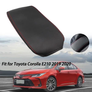 Cubierta de consola central reposabrazos para Toyota Corolla E210 2019 cuero sintético - Imagen 1 de 8