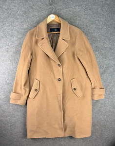 Schneiders Salzburg Mischa Coat Womens Size UK 14 Camel Beige Wool Long Smart - Picture 1 of 11
