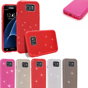 Sparkling Bling TPU Slim Silicone gel Protective Case Cover Samsung Galaxy Model - Picture 1 of 9