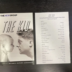 THE KID May 2010 Off-Broadway Playbill & Song Insert! LUCAS STEELE Chris Sieber+ - Picture 1 of 7