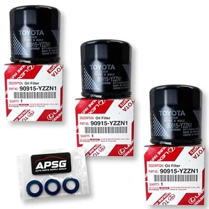 Genuine Oil Filter 90915-YZZN1 / 90915-YZZF2 with APSG Drain Plug Washers | 3 - Picture 1 of 6