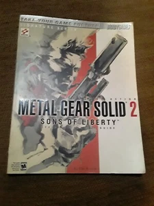 Metal Gear Solid 2 Sons Of Liberty Official Video Game Strategy Guide & Poster - Picture 1 of 10