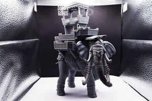 War Elephant with Archer Castle Davale Games 3D Printed With High Quality Resin - Picture 1 of 10